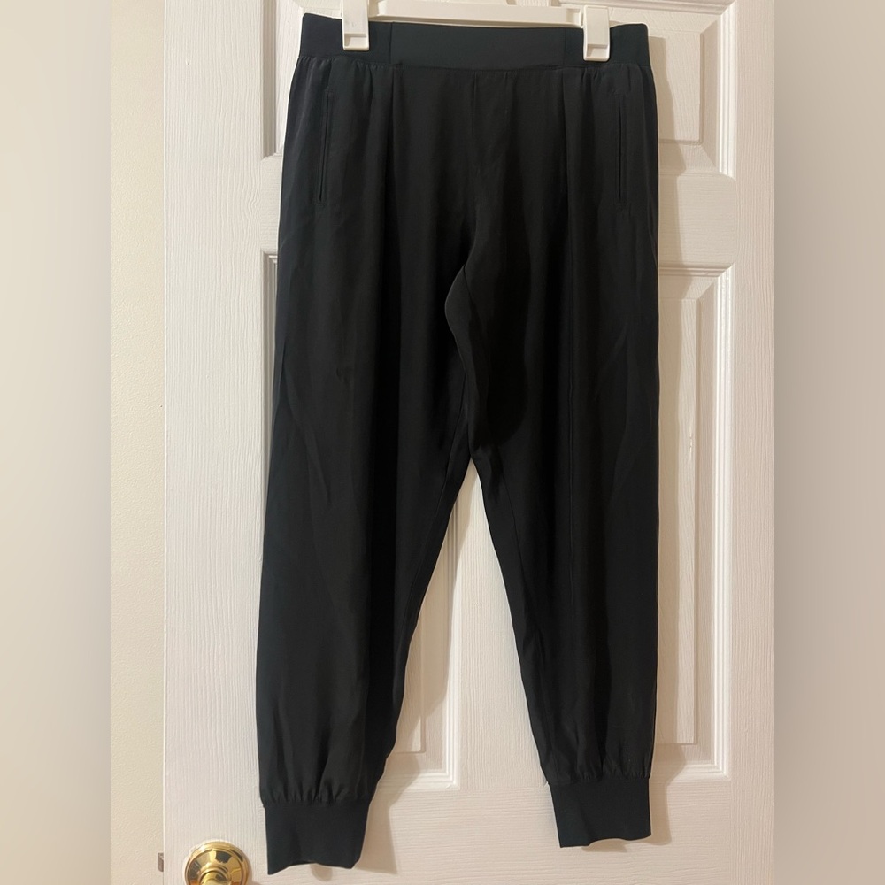ATM Anthony Thomas Melillo Black Silk Joggers
